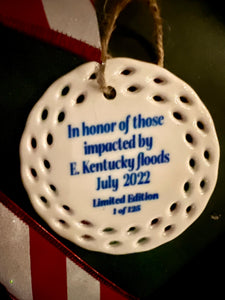 E Kentucky flood Ornaments by CNGF