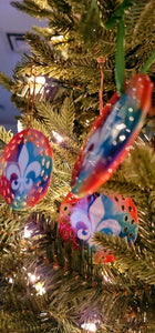 Cajun Navy Christmas Tree Ornaments or Home Decor